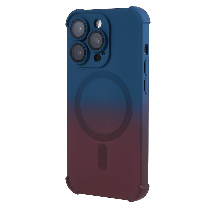 Gradient Magnetic Case for iPhone 13 Pro 6.1 inch Soft TPU Shockproof Protective Phone Cover with Camera Lens Protector Gradient Magnetic Case for iPhone 13 Pro 6.1 inch Soft TPU Shockproof Protective Phone Cover with Camera Lens Protector